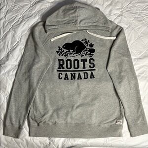 Gray unisex Sweater Roots Original Kanga Hoodie